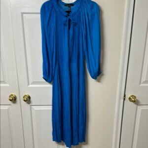 Elegant Blue Women's Dress